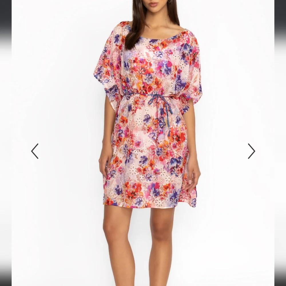 Johnny Was Eyelet Summer Dress sz SML - Picture 5 of 15